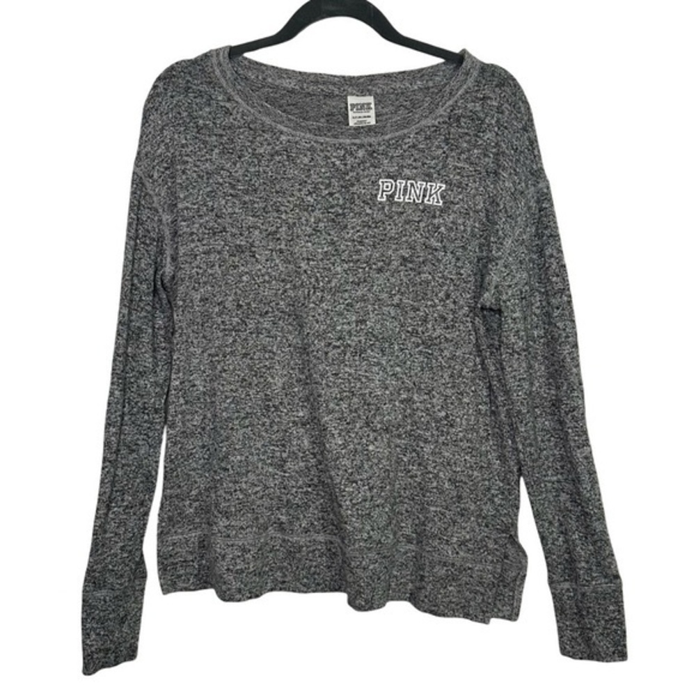 PINK‎ Victoria’s Secret Sleepwear Gray Long Sleeve Size Small